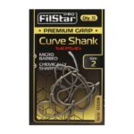 Куки F1252DB Premium Carp Curve Shank - Sensei - Image 5